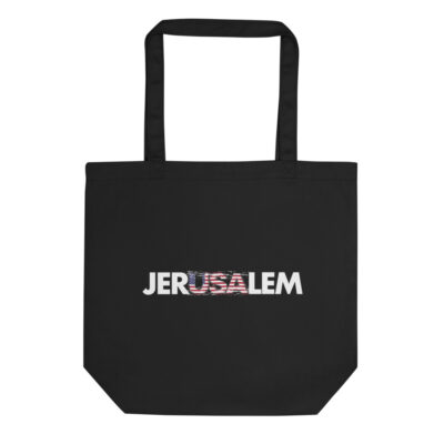 JerUSAlem Israeli American Flag Eco Tote Bag Accessories Love 4 Israel