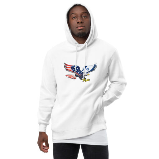 On Freedom’s Wing – Israel USA Flag Hoodie Clothing Love 4 Israel