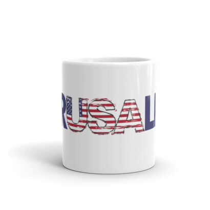 JerUSAlem Israeli American Flag Ceramic Mug Accessories Love 4 Israel