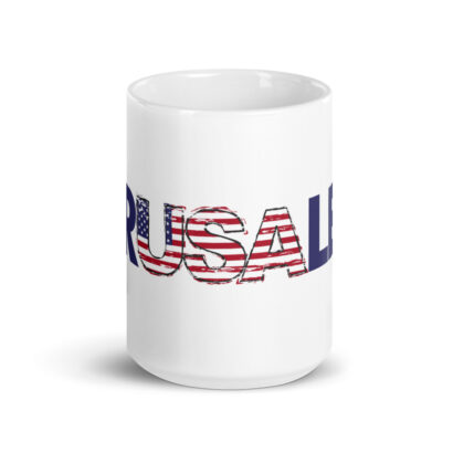 JerUSAlem Israeli American Flag Ceramic Mug Accessories Love 4 Israel