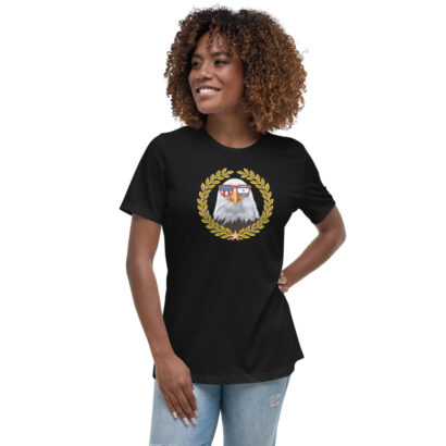 American Israel Eagle Women’s Relaxed T-Shirt Clothing Love 4 Israel